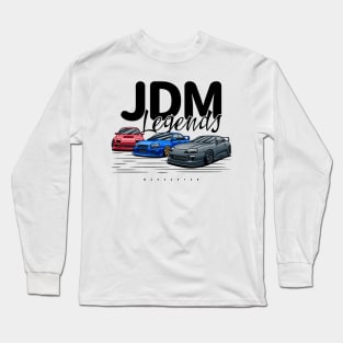 JDM icons Long Sleeve T-Shirt